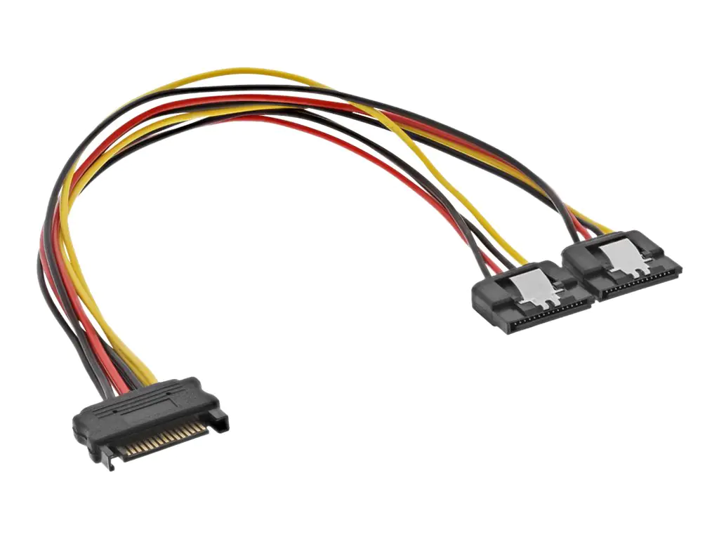 InLine Y-cable - Netzteil - SATA-Stromstecker (M) zu SATA-Stromstecker (W) - 30 cm