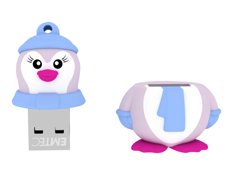 EMTEC Animalitos Marine Range M336 Miss Penguin - USB-Flash-Laufwerk - 16 GB - USB 2.0