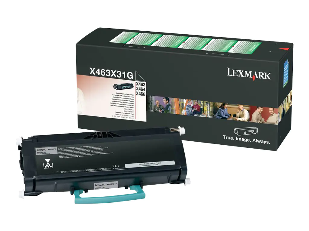 Lexmark - Besonders hohe Ergiebigkeit - Schwarz - Original - Tonerpatrone - für Lexmark X463de, X464de, X466de, X466dte, X466dwe