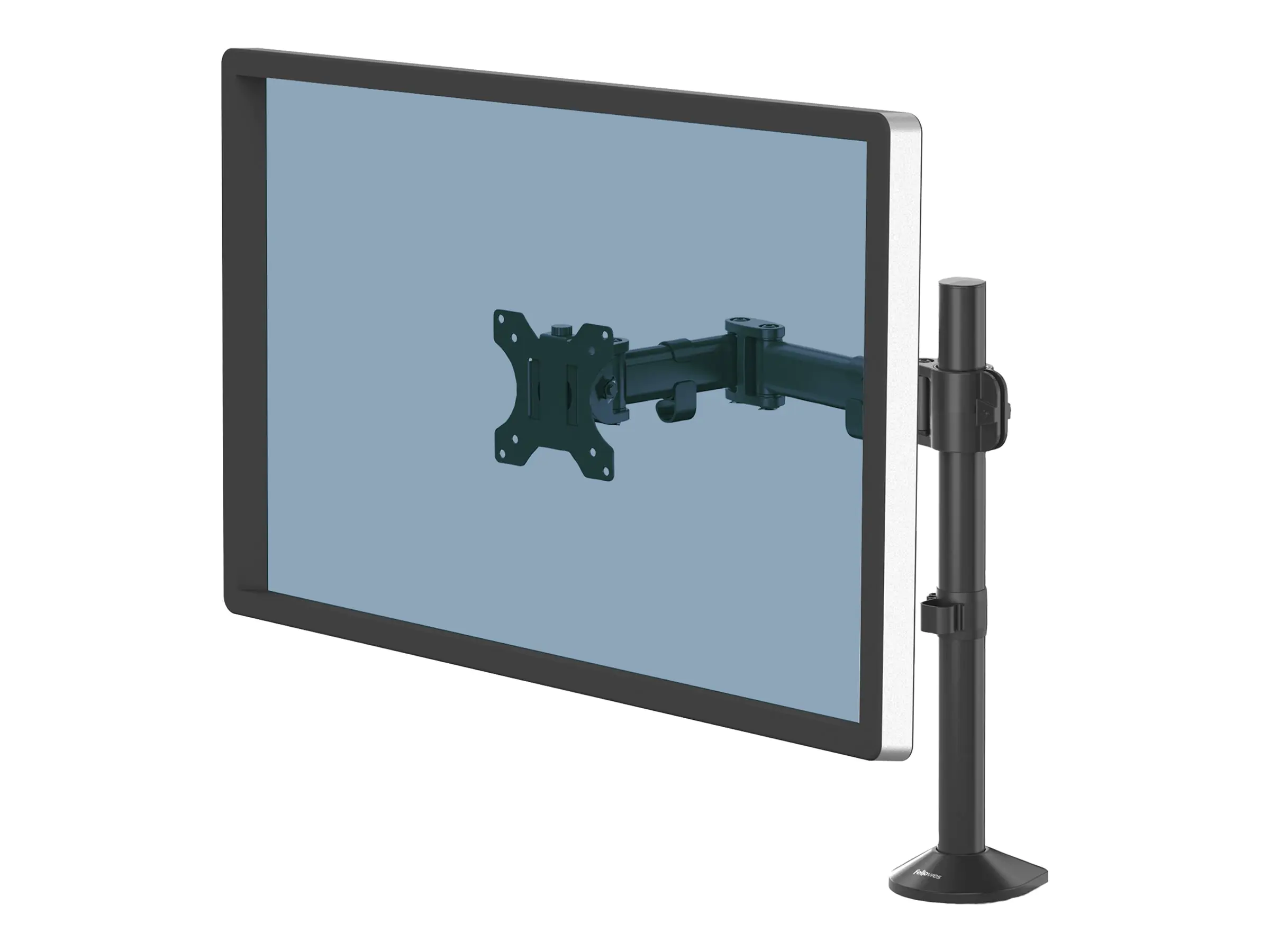 Fellowes Reflex Single Monitor Arm - Befestigungskit - einstellbarer Arm - für Monitor - Metall - Schwarz, RAL 9017 - Bildschirmgröße: up to 81.28 cm (bis zu 32 Zoll) 8502501