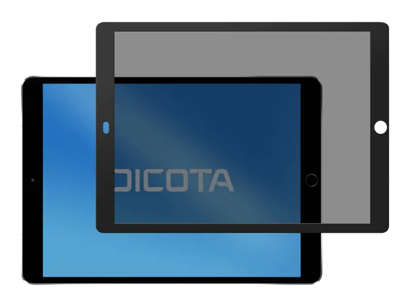 Dicota Secret - Bildschirmschutz für Tablet - mit Sichtschutzfilter - 2-Wege - Schwarz - für Apple 9.7-inch iPad (5. Generation, 6. Generation); iPad Air; iPad Air 2
