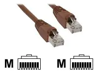 InLine - Patch-Kabel - RJ-45 (M) zu RJ-45 (M) - 2 m - SFTP - CAT 5e - geformt - braun