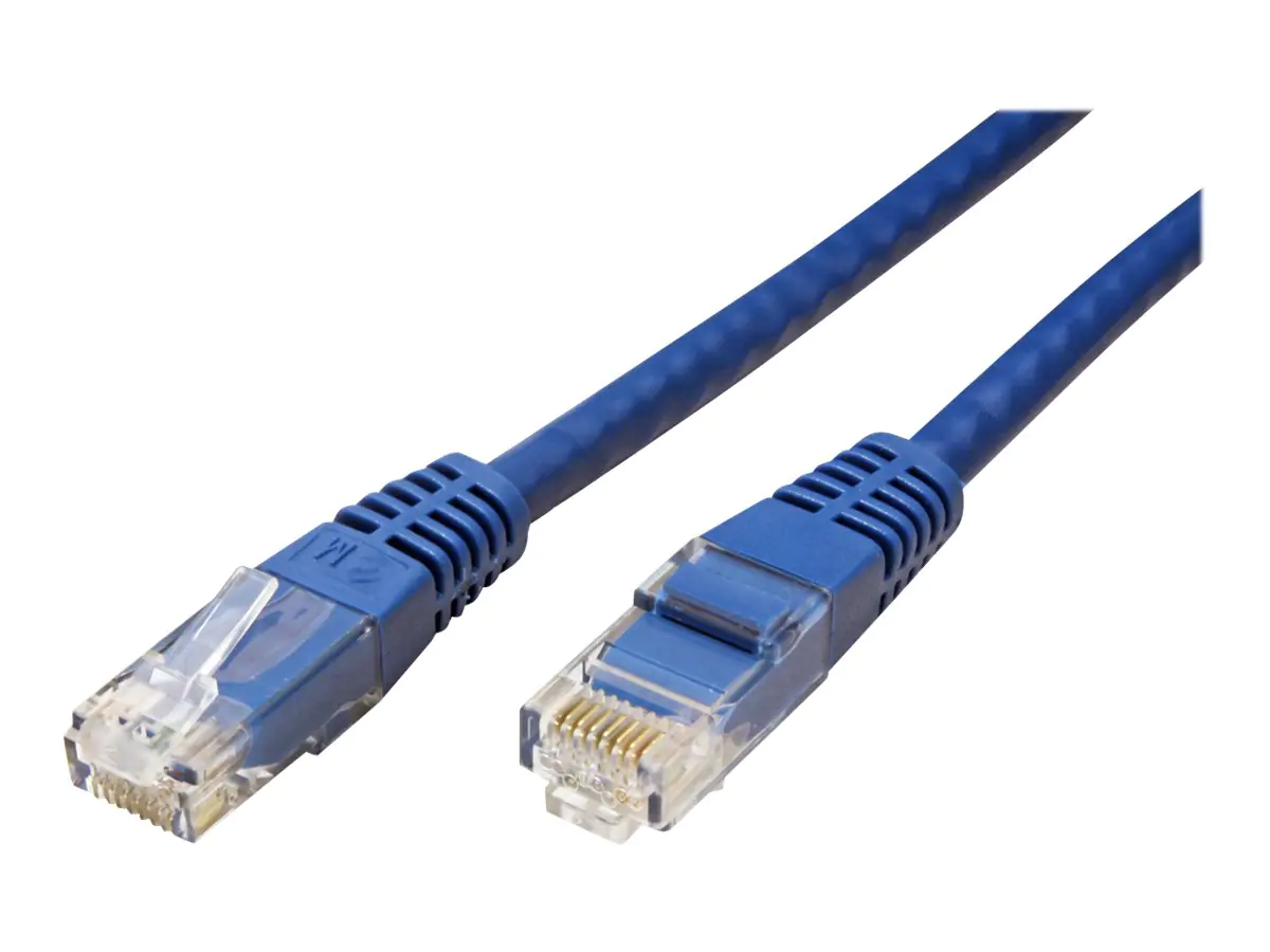 VALUE - Patch-Kabel - RJ-45 (M) zu RJ-45 (M) - 50 cm - UTP - CAT 6 - geformt, verseilt - Blau