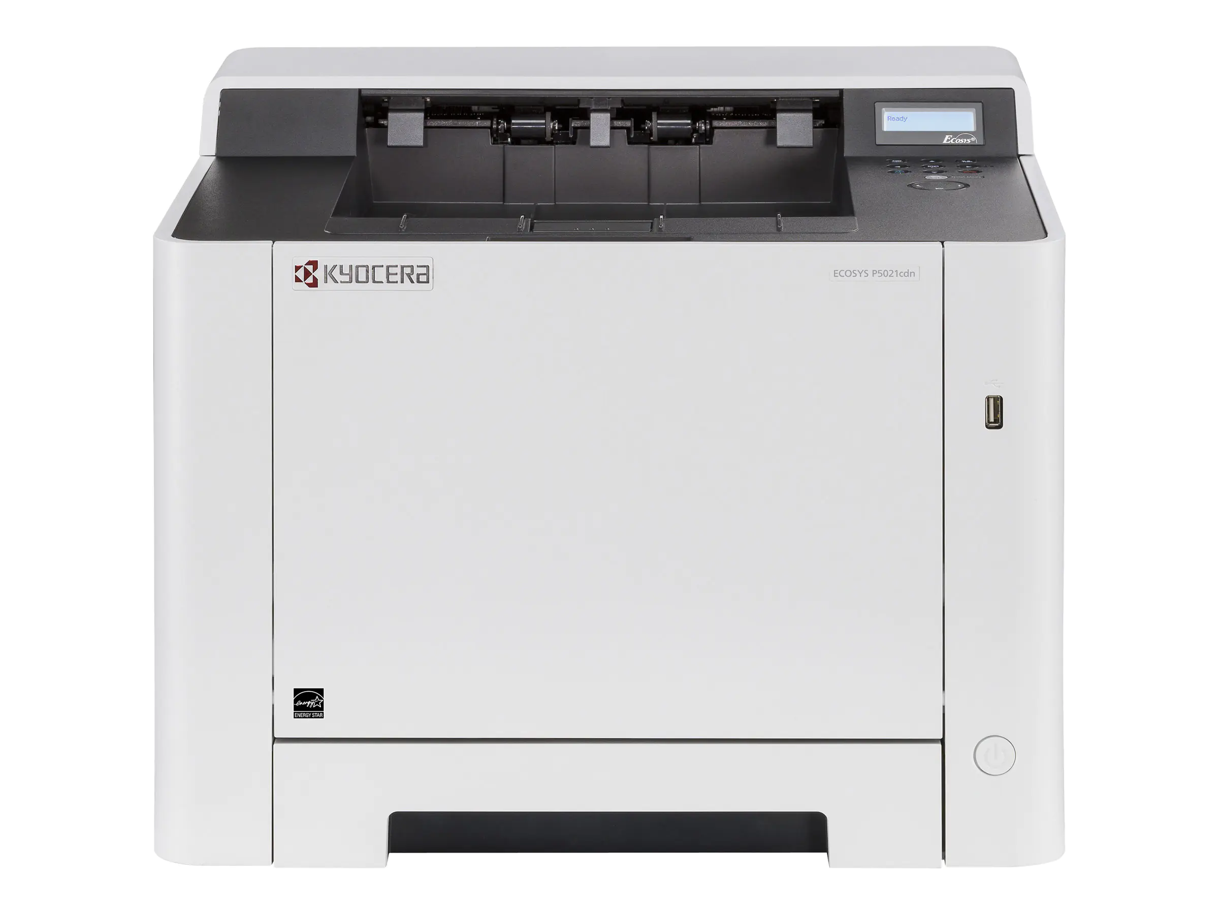 Kyocera ECOSYS P5021cdn/KL3 - Drucker - Farbe - Duplex - Laser - A4/Legal - 9600 x 600 dpi - bis zu 21 Seiten/Min. (einfarbig)/ bis zu 21 Seiten/Min. (Farbe) - Kapazität: 300 Blätter - USB 2.0, Gigabit LAN, USB-Host - mit 3 Jahre KYOlife