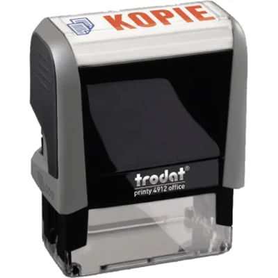 trodat Textstempel Printy 4912 43227 KOPIE 47x10mm blau/rot trodat Textstempel Printy 4912 43227 KOPIE 47x10mm blau/rot