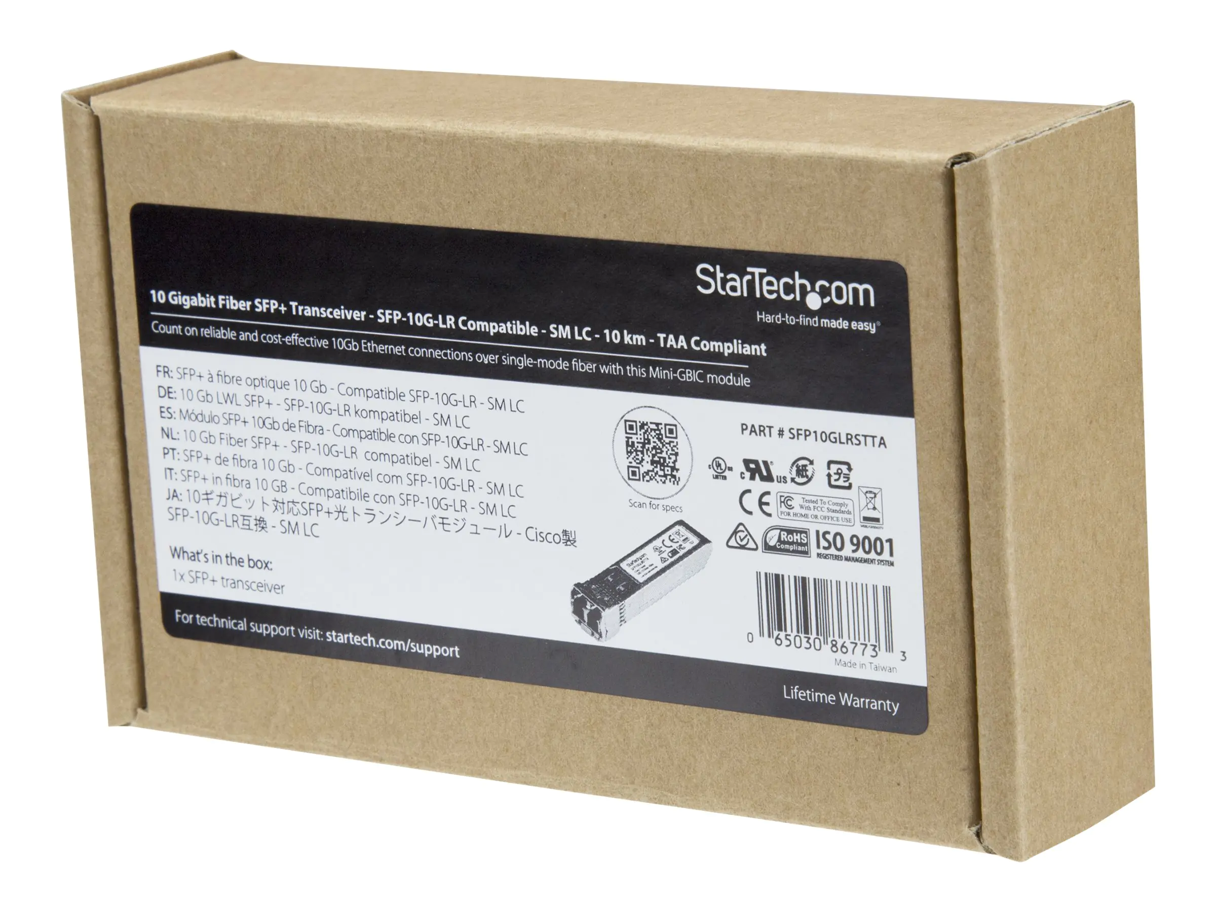 StarTech.com Cisco SFP-10G-LR kompatibel SFP+ Transceiver Modul - 10GBASE-LR - SFP+-Transceiver-