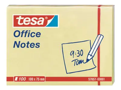 Tesa Office - Notizen - 100 x 75 mm - 100 Blatt 57657-00001