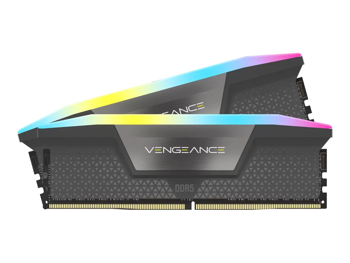 CORSAIR Vengeance RGB - DDR5 - Kit - 64 GB: 2 x 32 GB - DIMM 288-PIN - 5600 MHz / PC5-44800 - CL40 - 1.25 V - Cool Gray