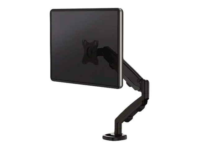 Fellowes - Befestigungskit - einstellbarer Arm - für Monitor - Stahl - Schwarz, RAL 9017 - Bildschirmgröße: 25.4-76.2 cm (10"-39") - Klemmmontage, Tülle, Tischmontage