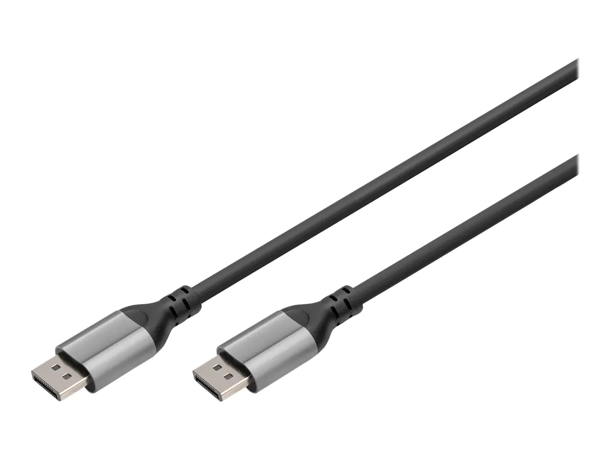 DIGITUS - DisplayPort-Kabel - DisplayPort (M) zu DisplayPort (M) - DisplayPort 1.4 - 1 m - unterstützt 8K 60 Hz (7680 x 4320), Support von 4K 144 Hz - Schwarz