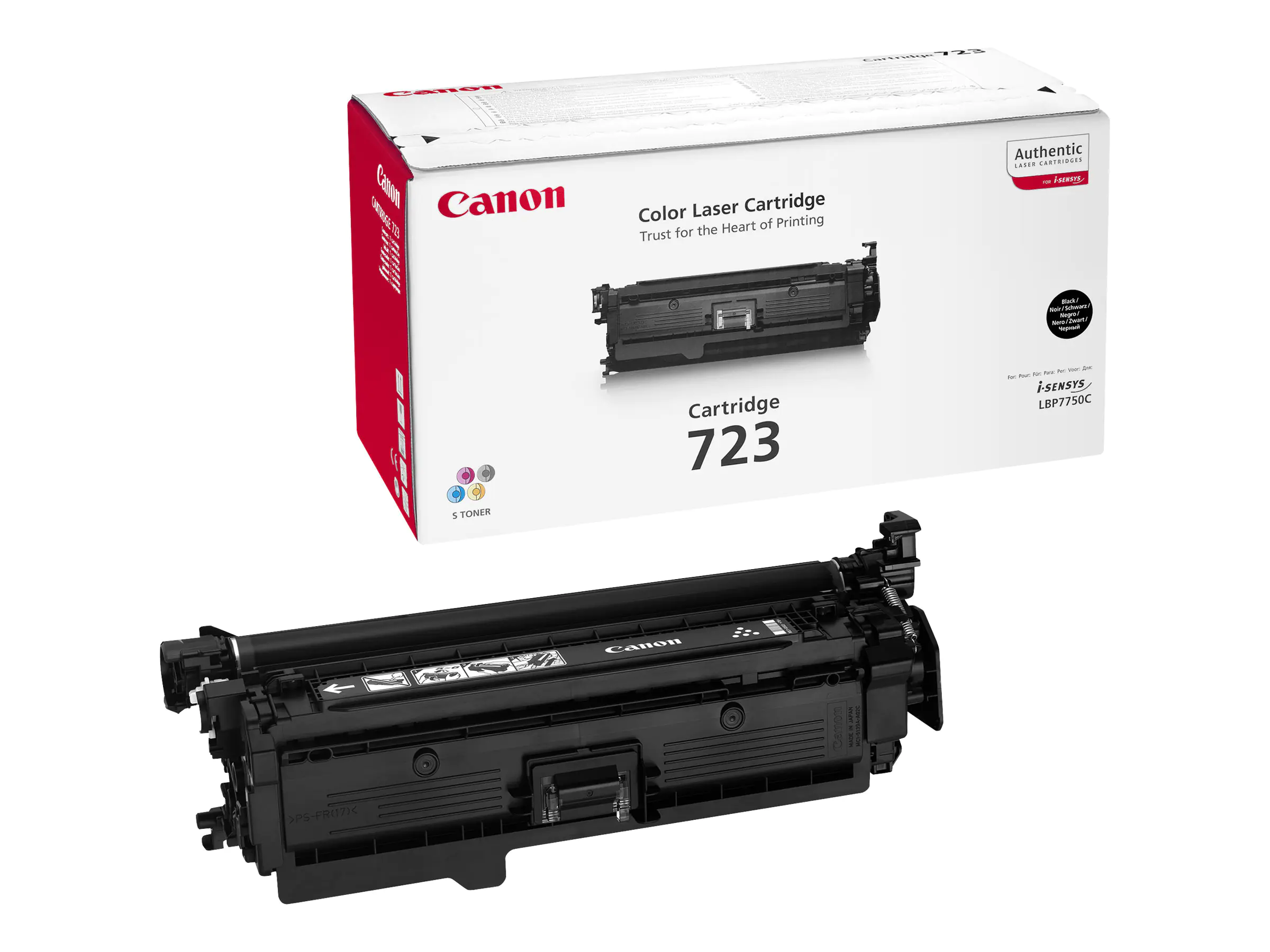 Canon 723 C - Cyan - Original - Tonerpatrone - für i-SENSYS LBP7750Cdn