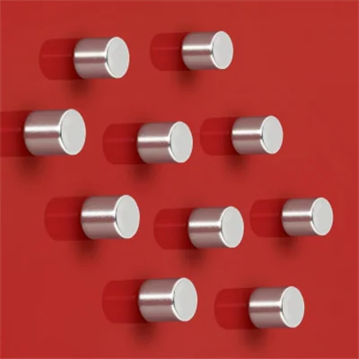 SIGEL Magnet SuperDym C5 Strong 10 x 10 mm (Ø x H) 0,015kg Neodym, vernickelt silber 10 St./Pack.