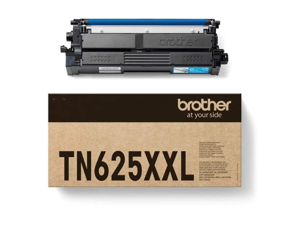 Brother Toner TN625XXLC Cyan 6.500 Seiten 1 Stück hohe Kapazität