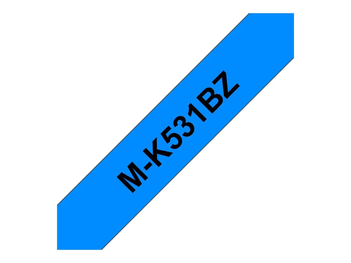 Brother M-K531BZ - Schwarz auf Blau - Rolle (1,2 cm x 8 m) MK531BZ