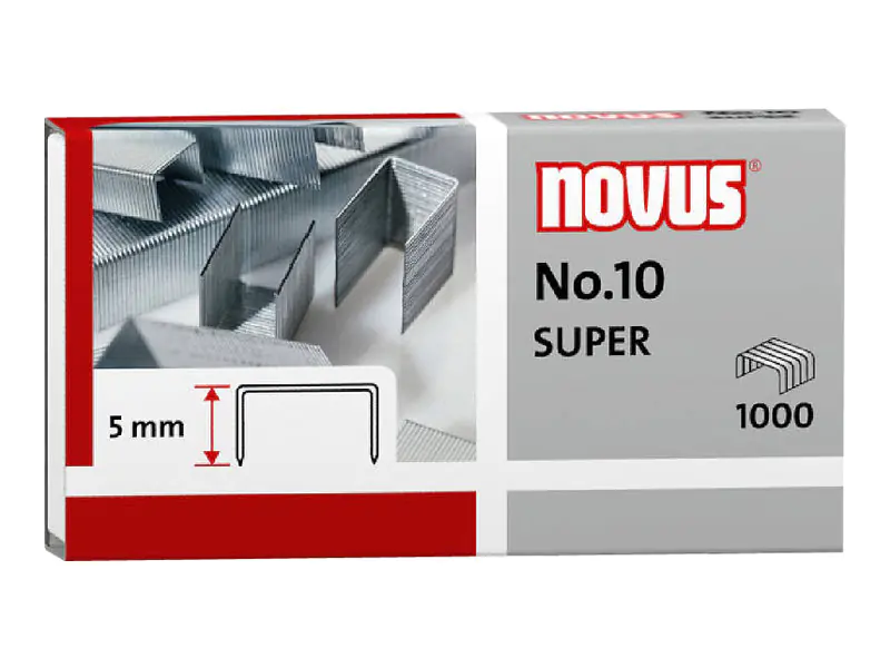 Novus Dahle Novus - Heftklammern - 5 mm - Verzinkter Stahl 040-0003
