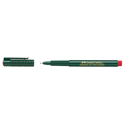 Faber-Castell Feinschreiber FINEPEN 151121 0,4mm rot Faber-Castell Feinschreiber FINEPEN 151121 0,4mm rot