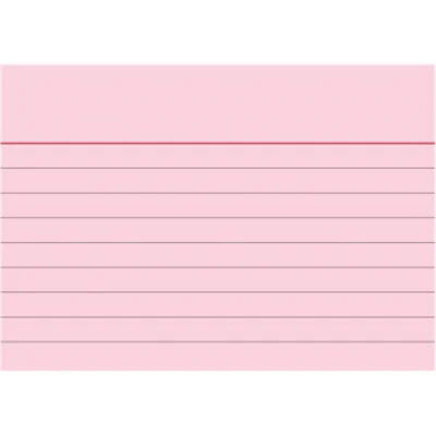 BRUNNEN Karteikarte 102270120 DIN A7 liniert rt 100 St./Pack. BRUNNEN Karteikarte 102270120 DIN A7 liniert rt 100 St./Pack.