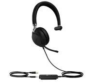 Yealink UH38 Mono Without Battery - Headset - On-Ear - kabelgebunden, kabellos - USB-C - Ger?uschisolierung - Schwarz - Zertifiziert f?r Microsoft Teams