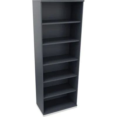 Regal 6OH B800xT442xH2221mm Silberaluminium/Lavagrau