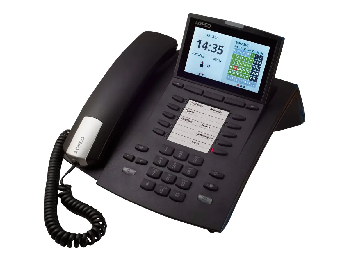 AGFEO ST 45IP - VoIP-Telefon - Schwarz 6101322
