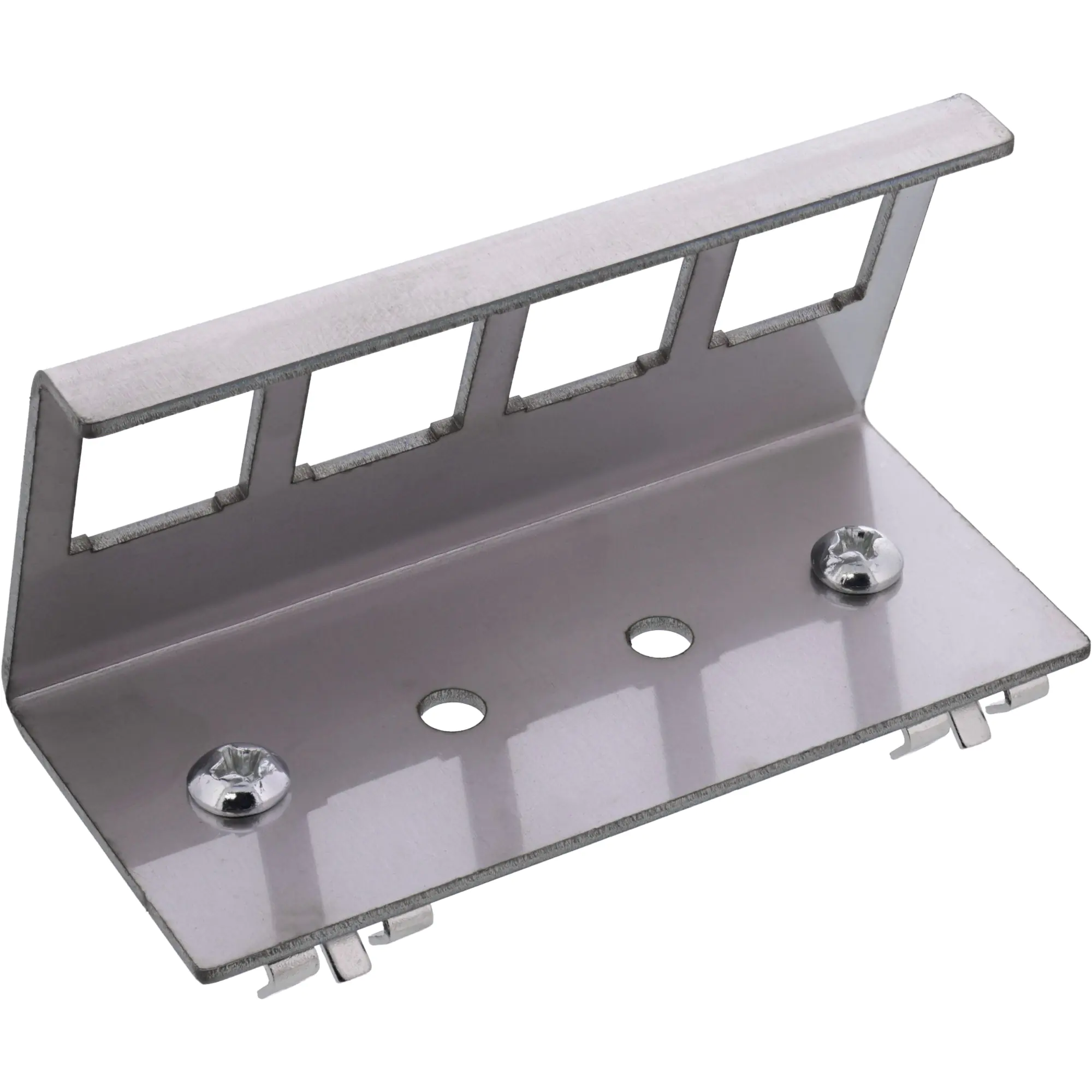 InLine Keystone SNAP-In Metall-Modulhalter - 4-fach für Hutschiene