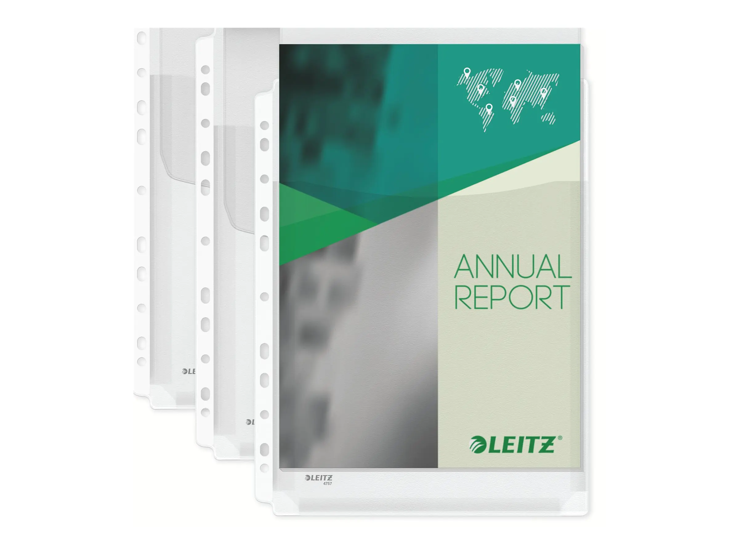Leitz Prospekthülle Maxi 47573003 DIN A4 0,17mm PVC tr 5 St./Pack.