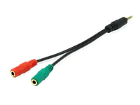 equip 147943 - 2 x 3.5mm - Weiblich - 3.5mm - Männlich - 1,5 m - Schwarz