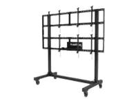 Peerless-AV Portable Video Wall DS-C560-2X2 - Wagen - für 4 LCD-/Plasma-Konsolen - Aluminium - schwarze Pulverbeschichtung - Bildschirmgröße: 116.8-152.4 cm (46"-60")