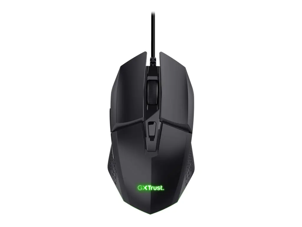 Trust GXT 109 FELOX - Maus - beleuchtet Gaming - 6 Tasten - kabelgebunden - USB - Schwarz