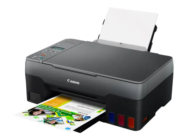 Canon PIXMA G3520 - Multifunktionsdrucker - Farbe - Tintenstrahl - nachfüllbar - A4 (210 x 297 mm), Letter A (216 x 279 mm) (Original) - A4/Legal (Medien) - bis zu 9.1 ipm (Drucken) - 100 Blatt - USB 2.0, Wi-Fi(n)