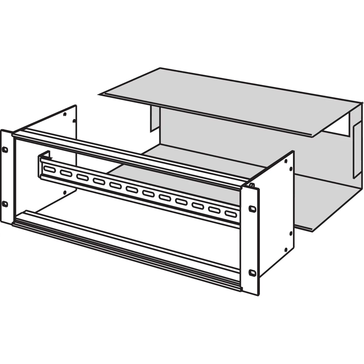 SCHROFF RUECKHAUBE 84TE 115T - Rack-Zubehör