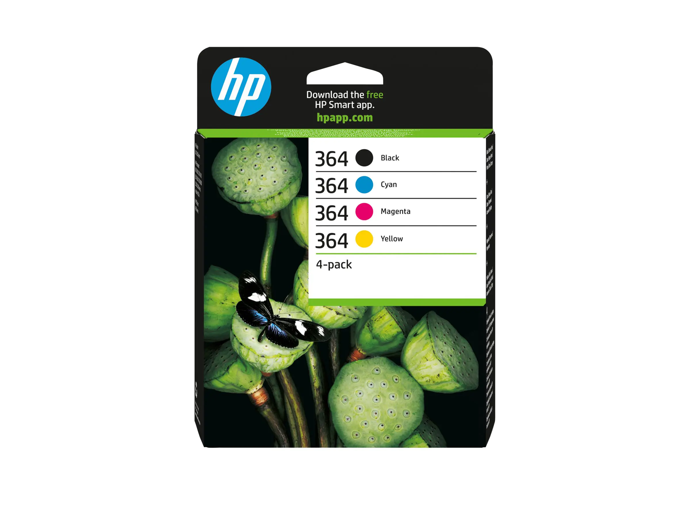 HP 364 - 4er-Pack - Schwarz, Gelb, Cyan, Magenta N9J73AE