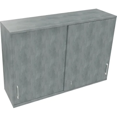 Aufsatz Schiebetürenschrank 3OH B1600xT442xH1088mm Beton hell Aufsatz Schiebetürenschrank 3OH B1600xT442xH1088mm Beton hell