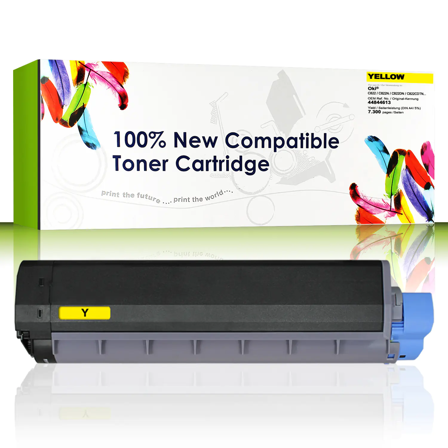 CartridgeWeb Toner kompatibel zu Oki 44844613 gelb 7.300 Seiten 1 Stüc CartridgeWeb Toner kompatibel zu Oki 44844613 gelb 7.300 Seiten 1 Stüc