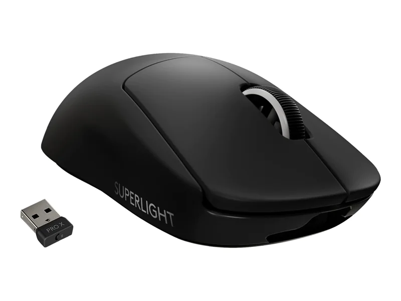 Logitech PRO X SUPERLIGHT Wireless Gaming Mouse - Maus - optisch - 5 Tasten - kabellos - 2.4 GHz - USB Logitech LIGHTSPEED Empfänger - Schwarz Logitech PRO X SUPERLIGHT Wireless Gaming Mouse - Maus - optisch - 5 Tasten - kabellos - 2.4 GHz - USB Logitech LIGHTSPEED Empfänger - Schwarz