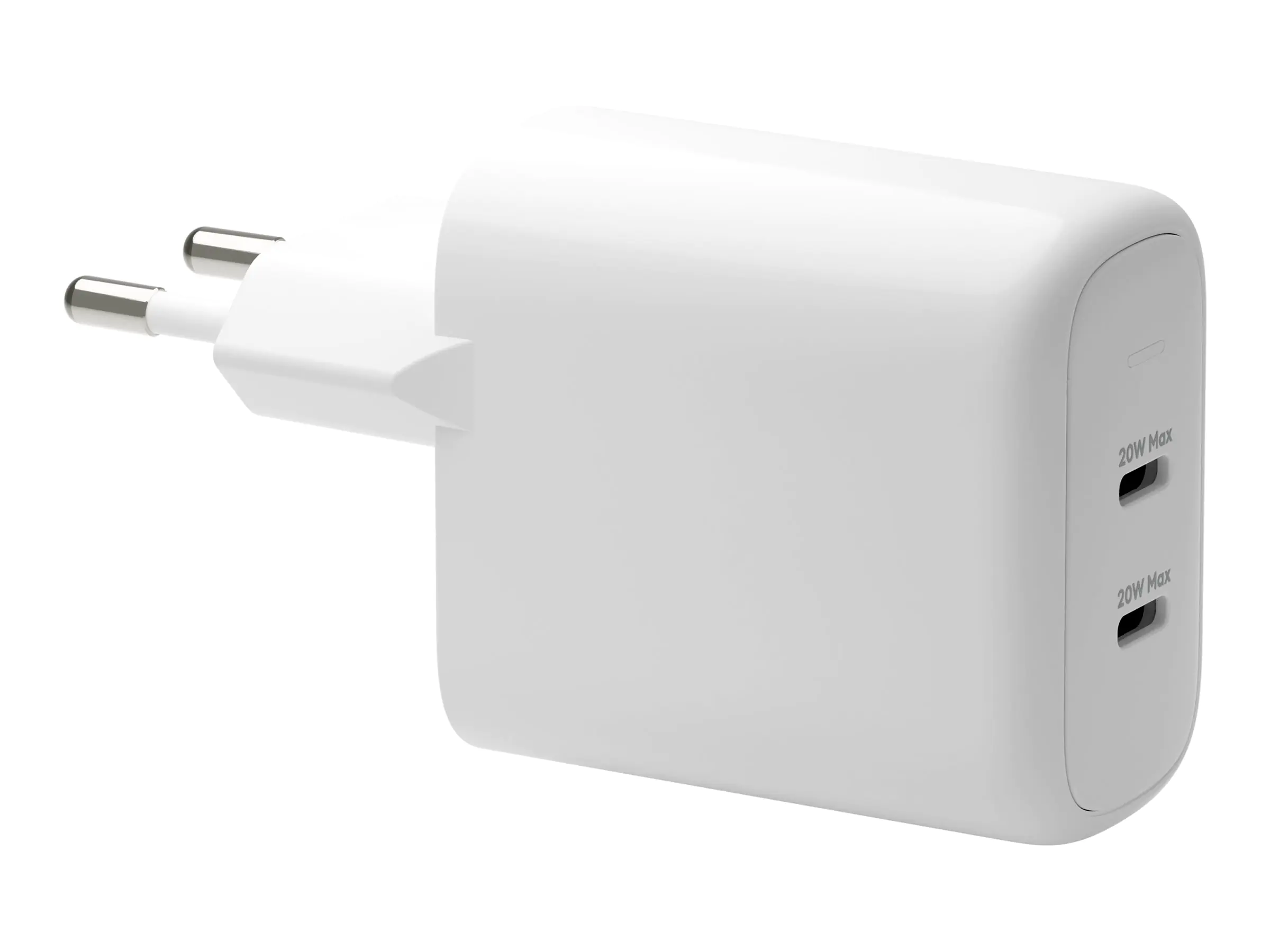 dbramante1928 re-charge - Netzteil - 20 Watt - 3 A - PD/PPS - 2 Ausgabeanschlussstellen (USB-C) CH20EUWH7122