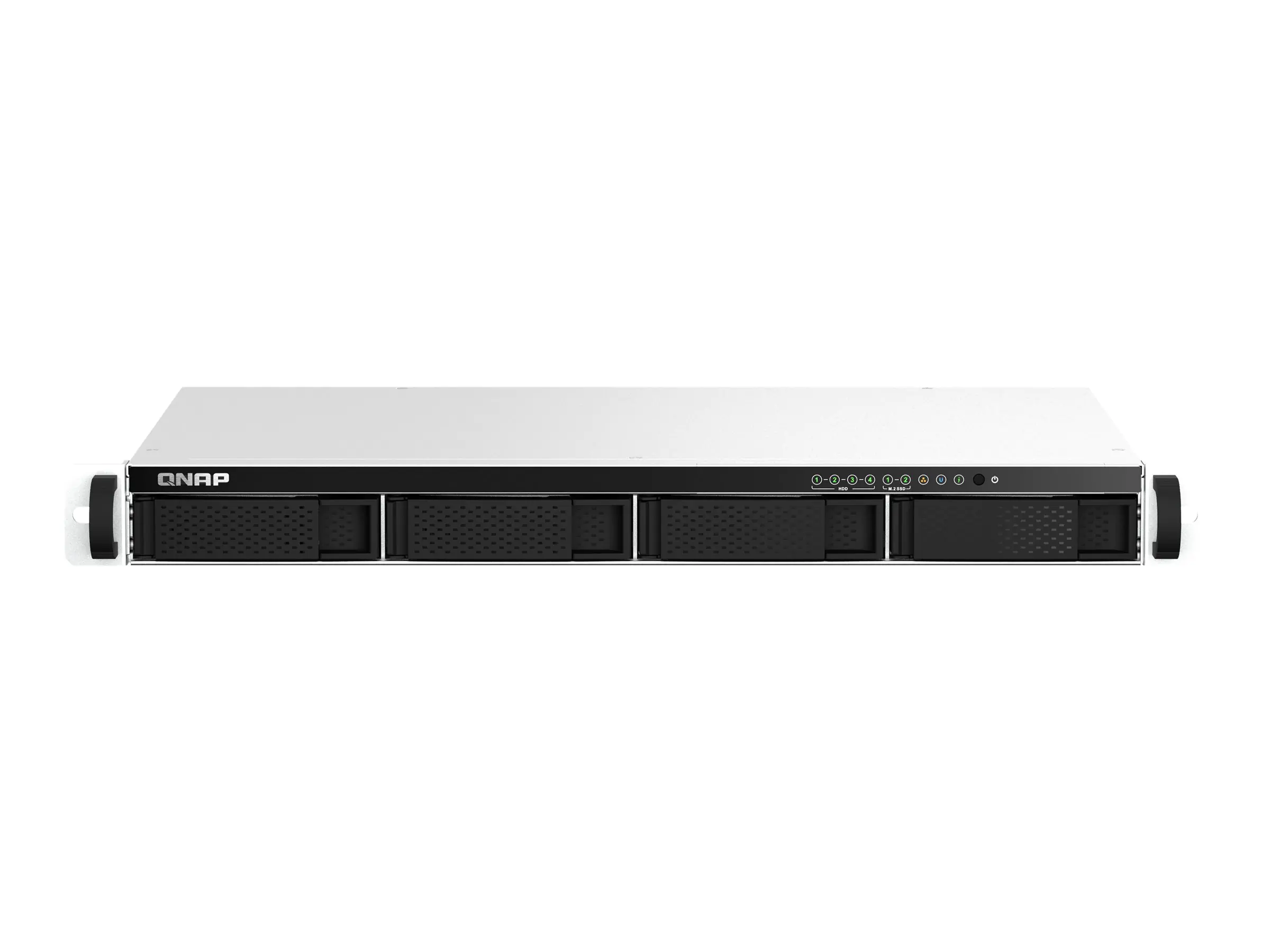 QNAP TS-464eU - NAS-Server - 4 Schächte - Rack - einbaufähig - SATA 6Gb/s - RAID RAID 0, 1, 5, 6, 10, JBOD - RAM 8 GB - 2.5 Gigabit Ethernet - iSCSI Support - 1U