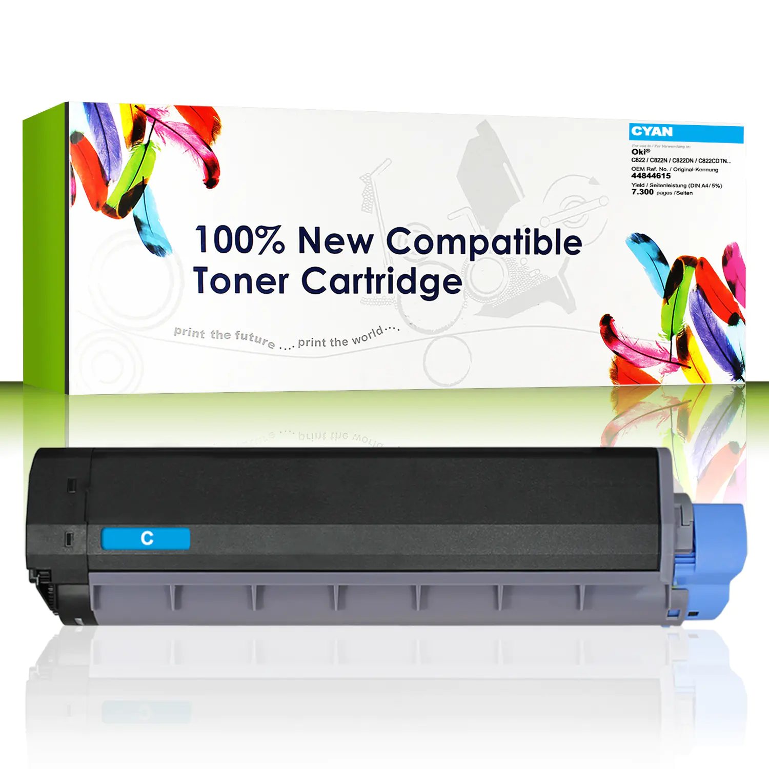 CartridgeWeb Toner kompatibel zu Oki 44844615 cyan 7.300 Seiten 1 Stüc CartridgeWeb Toner kompatibel zu Oki 44844615 cyan 7.300 Seiten 1 Stüc