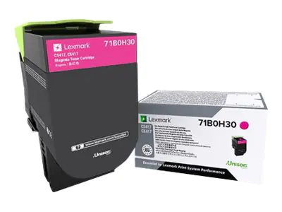 Lexmark X417 - Hohe Ergiebigkeit - Magenta - Original - Tonerpatrone LCCP - für Lexmark CS417dn, CS517de, CX417de, CX517de