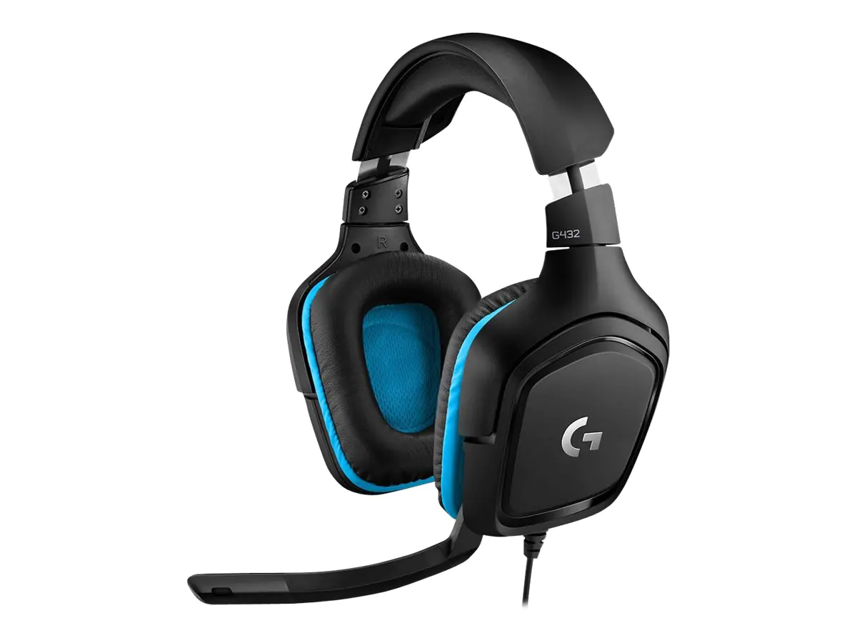 Logitech Gaming Headset G432 - Headset - 7.1-Kanal - ohrumschließend - kabelgebunden - USB, 3,5 mm Stecker - Schwarz Logitech Gaming Headset G432 - Headset - 7.1-Kanal - ohrumschließend - kabelgebunden - USB, 3,5 mm Stecker - Schwarz