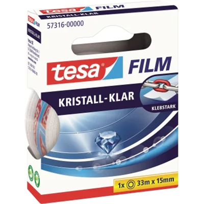 tesa Klebefilm tesafilm kristall- klar 57316-00000 15mmx33m tesa Klebefilm tesafilm kristall- klar 57316-00000 15mmx33m