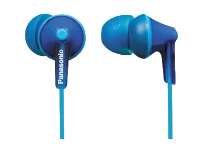Panasonic RP-HJE125E-A - Ergofit - Ohrhörer - im Ohr - kabelgebunden - 3,5 mm Stecker - Blau