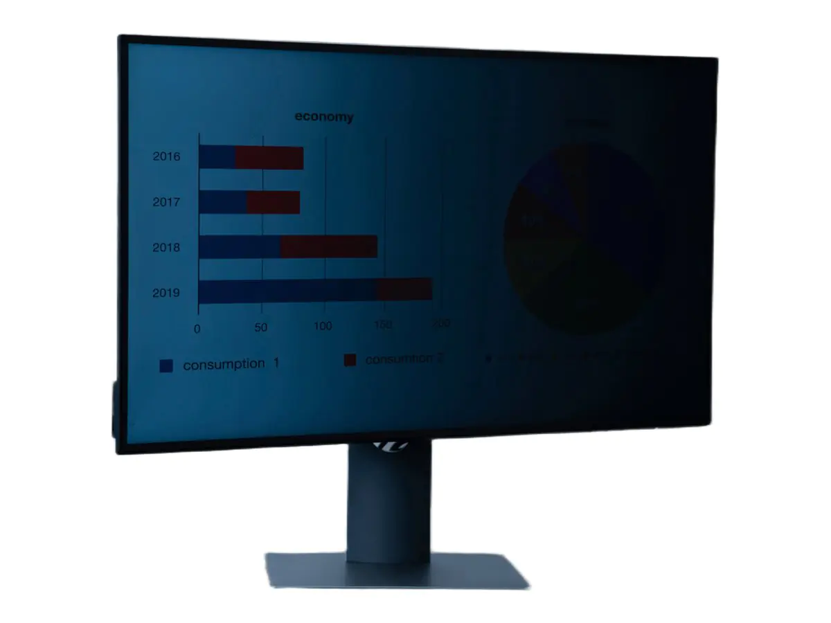 KAPSOLO Blickschutzfilter für Bildschirme - 2 -Wege - entfernbar - Plug-in - 71.1 cm (28")