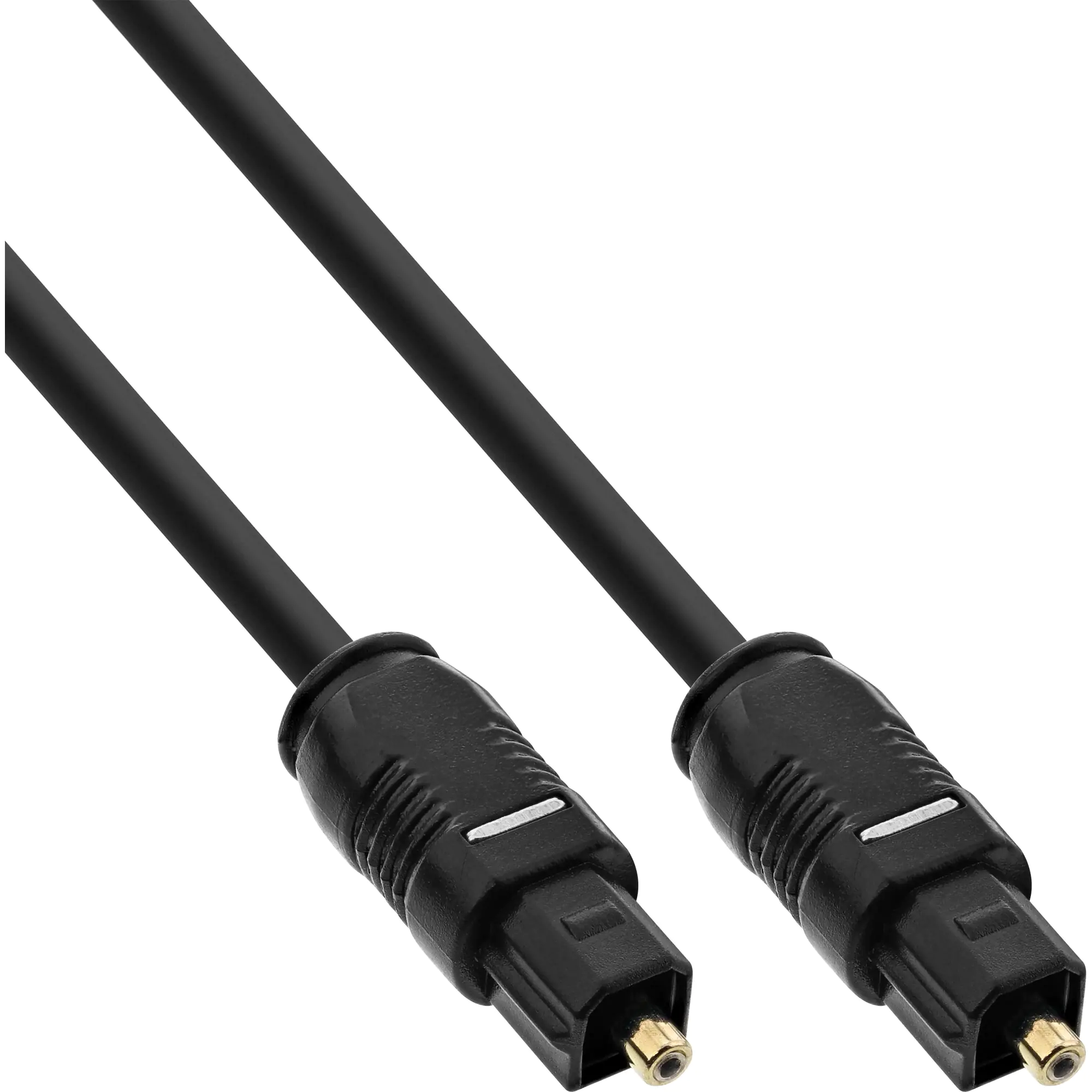 InLine - Digitales Audio-Kabel (optisch) - TOSLINK männlich zu TOSLINK männlich - 10 m - Schwarz