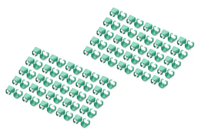 DIGITUS Kabelclips mit Farbcodierung - für Patch-Kabel - grün (Packung mit 100)