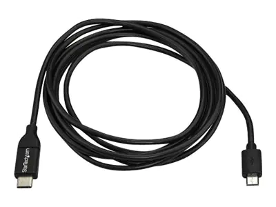 StarTech USB 2.0 USB-C auf Micro-B Kabel - 1m - USB C zu Micro B Anschlusskabel - USB-Kabel - 24 pin USB-C (M) zu Micro-USB Typ B (M) - USB 2.0 - 1 m - Schwarz - für P/N: HB30A3A1CFB, HB30A3A1CSFS, HB30C3A1CFB, HB30C3A1CFS