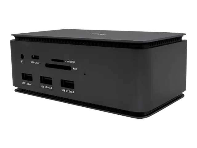 i-Tec USB4 Metal Docking station Dual 4K HDMI DP + Power Delivery - Dockingstation - USB4 / Thunderbolt 4 - HDMI, DP - 1GbE - Europa