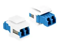 Delock - Keystone-Koppler - LC Single-Modus (W) zu LC Single-Modus (W) - Glasfaser