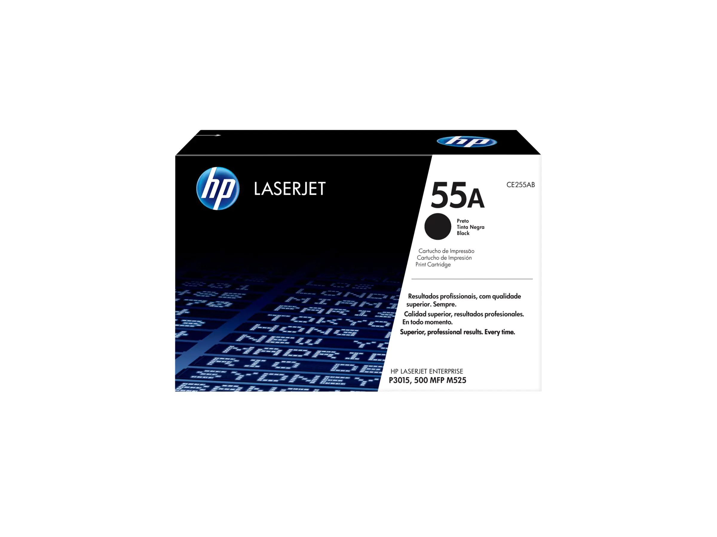 HP 55A - Schwarz - Original - LaserJet - Tonerpatrone (CE255A) - für LaserJet Enterprise MFP M525, P3015; LaserJet Enterprise Flow MFP M525