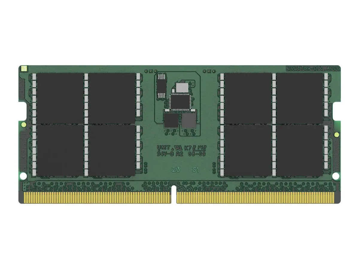Kingston ValueRAM - DDR5 - Modul - 32 GB - SO DIMM 262-PIN - 4800 MHz / PC5-38400 - CL40 - 1.1 V - ungepuffert - on-die ECC - für Intel Next Unit of Computing 13 Extreme Kit - NUC13RNGi9